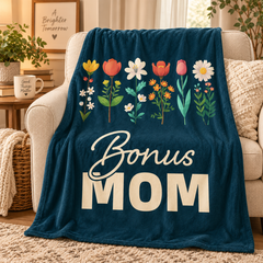 Bonus Mom – Jersey Fleece Blanket