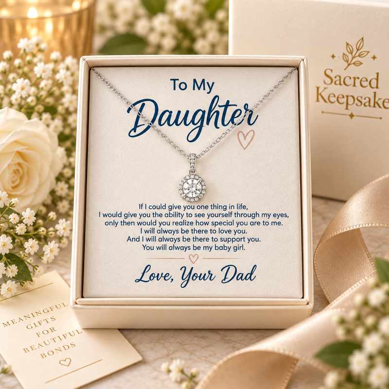 Always Be My Baby Girl - Eternal Hope Necklace