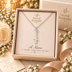 Classic Vertical Name Necklace