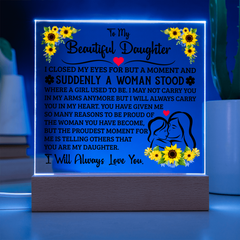 To My Daughter – Acrylic Square